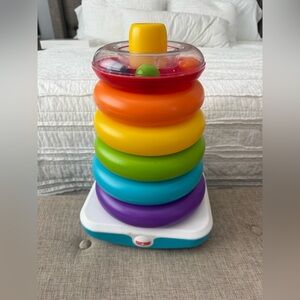 Fisher price giant rock a stack Colorful Stacking Ring Toy